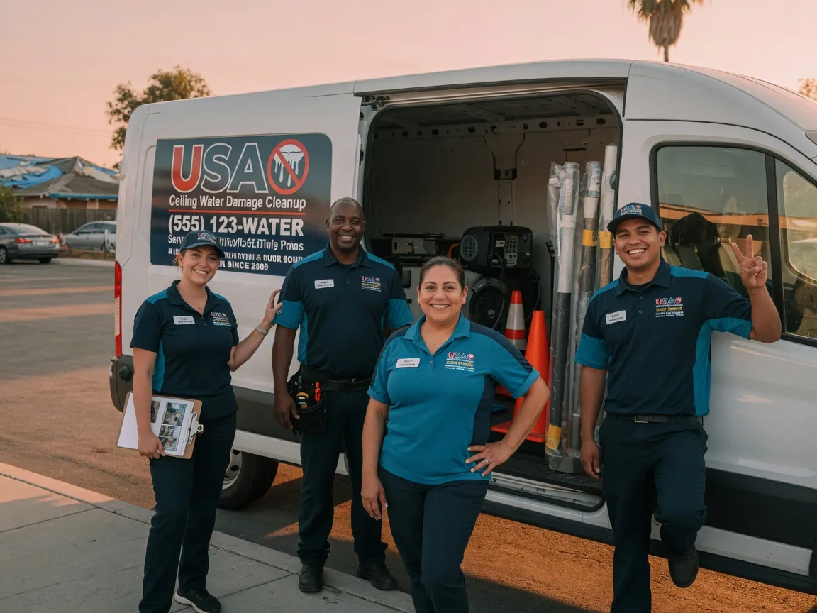Ceiling Water Damage Restoration company in Leighton, AL